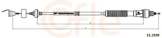 Seilzug, Kupplungsbetätigung COFLE 11.2199 Bild Seilzug, Kupplungsbetätigung COFLE 11.2199