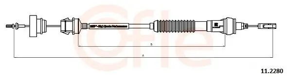 Seilzug, Kupplungsbetätigung COFLE 11.2280