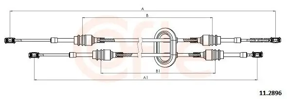 Seilzug, Schaltgetriebe COFLE 11.2896