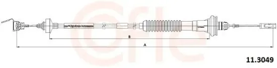 Seilzug, Kupplungsbetätigung COFLE 11.3049 Bild Seilzug, Kupplungsbetätigung COFLE 11.3049