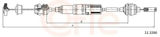 Seilzug, Kupplungsbetätigung COFLE 11.3266 Bild Seilzug, Kupplungsbetätigung COFLE 11.3266