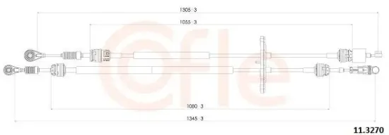 Seilzug, Schaltgetriebe COFLE 11.3270 Bild Seilzug, Schaltgetriebe COFLE 11.3270