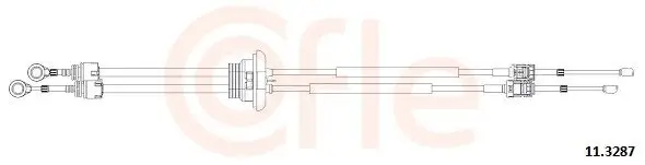 Seilzug, Schaltgetriebe COFLE 11.3287