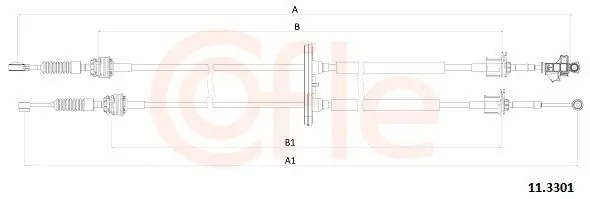 Seilzug, Schaltgetriebe COFLE 11.3301