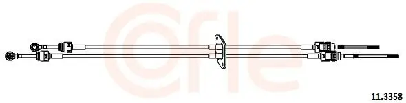 Seilzug, Schaltgetriebe COFLE 11.3358