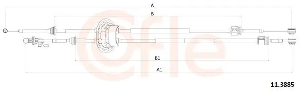Seilzug, Schaltgetriebe COFLE 11.3885
