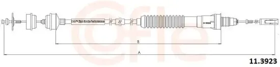 Seilzug, Kupplungsbetätigung COFLE 11.3923 Bild Seilzug, Kupplungsbetätigung COFLE 11.3923