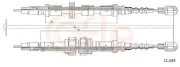 Seilzug, Feststellbremse hinten COFLE 11.549