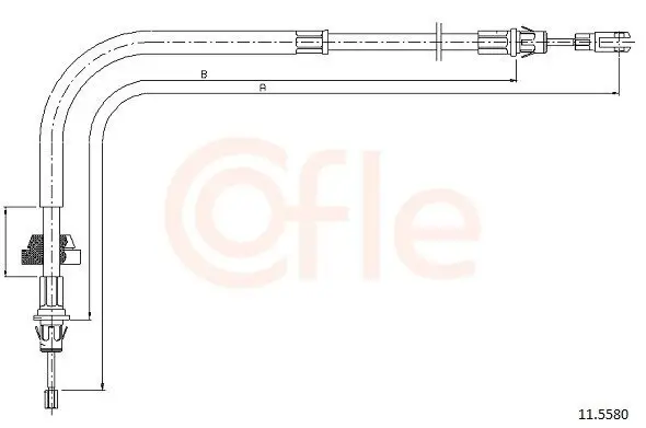 Seilzug, Feststellbremse vorne COFLE 11.5580