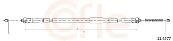 Seilzug, Feststellbremse hinten rechts COFLE 11.6577 Bild Seilzug, Feststellbremse hinten rechts COFLE 11.6577