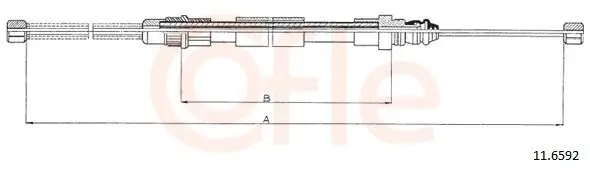 Seilzug, Feststellbremse COFLE 11.6592