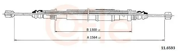 Seilzug, Feststellbremse COFLE 11.6593