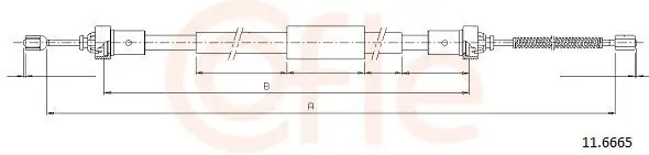 Seilzug, Feststellbremse COFLE 11.6665