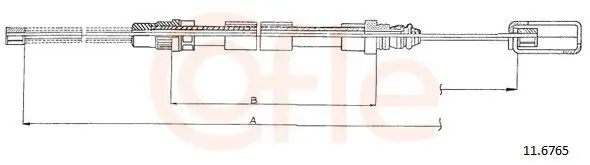 Seilzug, Feststellbremse COFLE 11.6765