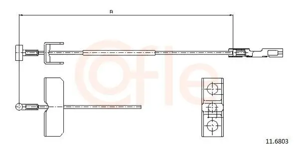 Seilzug, Feststellbremse COFLE 11.6803