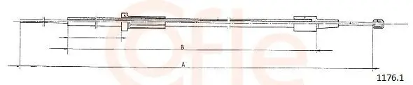 Motorhaubenzug COFLE 1176.1