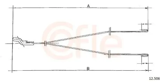 Heizklappenzug COFLE 12.506 Bild Heizklappenzug COFLE 12.506