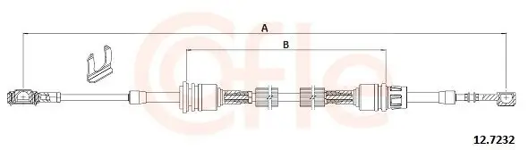 Seilzug, Schaltgetriebe COFLE 12.7232