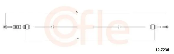 Seilzug, Schaltgetriebe COFLE 12.7236