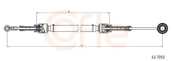 Seilzug, Schaltgetriebe COFLE 12.7252