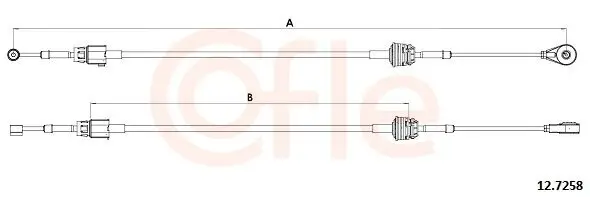 Seilzug, Schaltgetriebe COFLE 12.7258