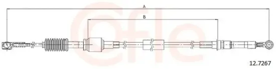 Seilzug, Schaltgetriebe COFLE 12.7267 Bild Seilzug, Schaltgetriebe COFLE 12.7267