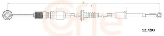 Seilzug, Schaltgetriebe COFLE 12.7293 Bild Seilzug, Schaltgetriebe COFLE 12.7293