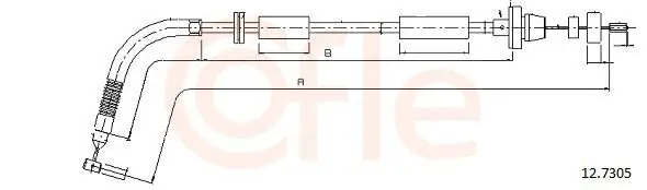 Gaszug COFLE 12.7305