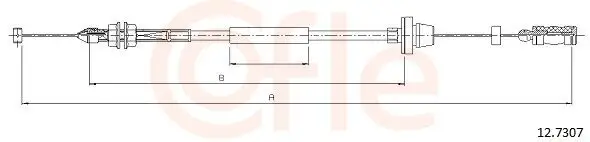 Gaszug COFLE 12.7307
