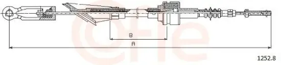 Seilzug, Kupplungsbetätigung COFLE 1252.8 Bild Seilzug, Kupplungsbetätigung COFLE 1252.8