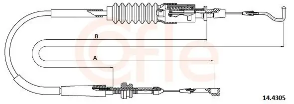 Gaszug COFLE 14.4305