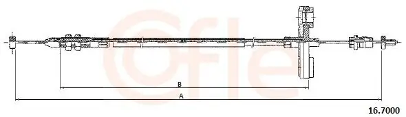 Gaszug COFLE 16.7000