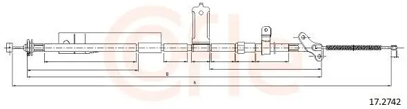 Seilzug, Feststellbremse COFLE 17.2742