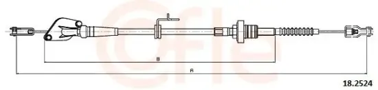 Seilzug, Kupplungsbetätigung COFLE 18.2524 Bild Seilzug, Kupplungsbetätigung COFLE 18.2524