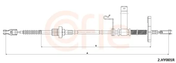 Seilzug, Kupplungsbetätigung COFLE 2.HY001R