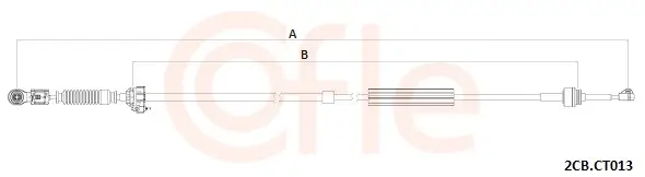 Seilzug, Schaltgetriebe COFLE 92.2CB.CT013