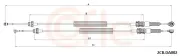 Seilzug, Schaltgetriebe COFLE 2CB.DA002