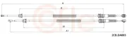 Seilzug, Schaltgetriebe COFLE 2CB.DA003