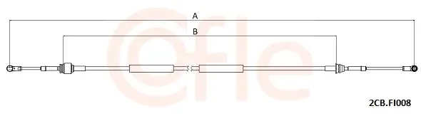 Seilzug, Schaltgetriebe COFLE 2CB.FI008