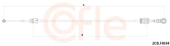 Seilzug, Schaltgetriebe COFLE 2CB.FI034