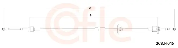 Seilzug, Schaltgetriebe COFLE 2CB.FI046