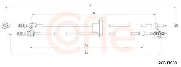 Seilzug, Schaltgetriebe COFLE 2CB.FI050