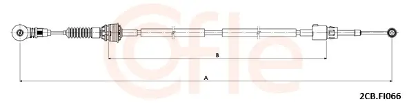 Seilzug, Schaltgetriebe COFLE 92.2CB.FI066