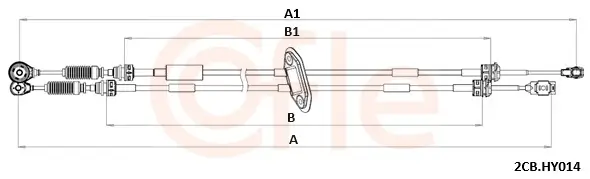 Seilzug, Schaltgetriebe COFLE 92.2CB.HY014