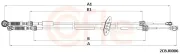 Seilzug, Schaltgetriebe COFLE 92.2CB.KI006