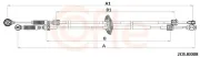 Seilzug, Schaltgetriebe COFLE 92.2CB.KI008