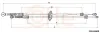Seilzug, Schaltgetriebe COFLE 92.2CB.KI009