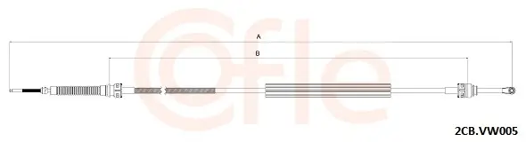 Seilzug, Schaltgetriebe COFLE 2CB.VK005