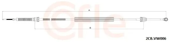 Seilzug, Schaltgetriebe COFLE 2CB.VK006 Bild Seilzug, Schaltgetriebe COFLE 2CB.VK006