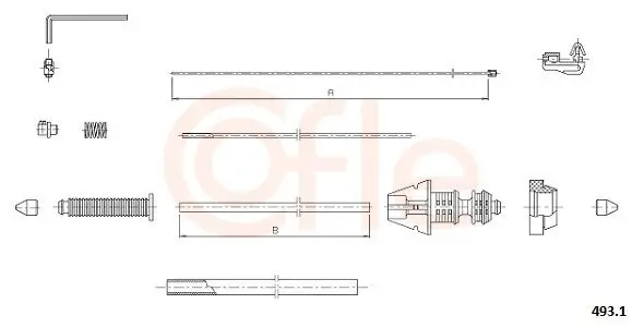 Gaszug COFLE 493.1